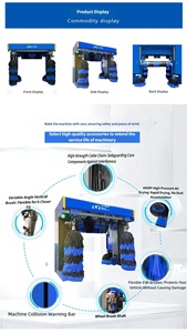Automatic Gantry <b>Car</b> Wash <b>Machine</b> 5 Brush Stainless Steel High Pressure Commercial <b>Car</b> Washing System for Shop - Product Image 5