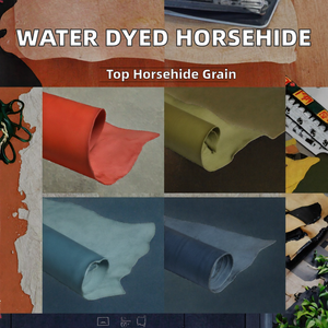 Water Dyed Eco-Friendly Genuine Cow Skin Oil Fine Handmade Anti Pill Crotch Vegetable Tanned Grain Leather Bags Belt Multiple - Product Image 2