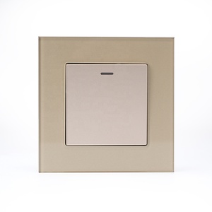 Factory Outlet standar EU gaya Modern, dengan indikator lampu Led 1 <span class=keywords><strong>Gang</strong></span> saklar - Product Image 1