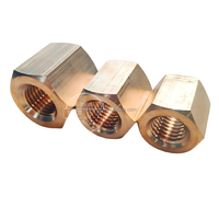 Écrous hexagonaux en bronze nickel-aluminium Yushung B150 C63000, tailles métriques et impériales