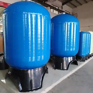 FRP GRP Fiberglass Pressure Vessel Storage Water Tank For RO Water System