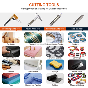 Machine de découpe de mousse PU composite à alimentation automatique, tête simple, couteau oscillant CNC, précision de coupe de 0,1 mm, AOL - Product Image 6