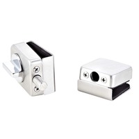 SK-107 Serrure de porte en verre moderne en acier inoxydable 304 pour salle de bain et toilettes – Vente chaude usine
