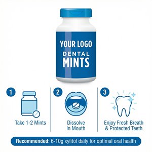 Pasta Dental Herbal Blanqueadora Natural de Marca Privada en Tabletas, Ecológica, Cero Desperdicio, <span class=keywords><strong>Vegana</strong></span> de Alta Gama, Cuidado Bucal para el Hogar y Viajes - Product Image 3