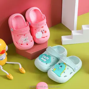 Baby Crocs Kinderen Slippers Zomer Jongens En Meisjes Baby Anti-Slip Zachte Zool Indoor Anti-Botsing Slippers Groothandel