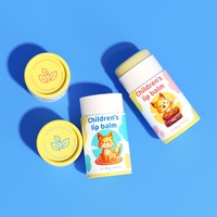 Tube en papier rond personnalisé, vente en gros, coloré, 30g 50g, emballage de baume à lèvres, tube en papier à poussoir