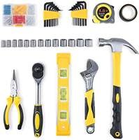 Kit d'outils de réparation automobile 108 pièces : Clé à cliquet, douilles et outils mécaniques pour la réparation des pneus