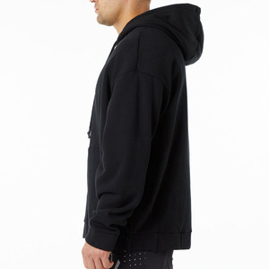Sudadera con capucha y cremallera frontal para hombre, de manga larga, para uso casual, moda y ropa exterior, precio al por mayor, tejido de forro polar - Product Image 3
