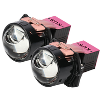 Usine LED Diode électroluminescente 70W phare LED 12V 6000K 3 pouces double LED lentille de projecteur Laser haute luminosité lumière de voiture