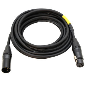 2M Professional 6,5mm geräuscharmes, symmetrisches PVC-Stecker-Buchse-Schwarz 3-poliges <span class=keywords><strong>XLR</strong></span>-Mikrofon kabel für Mischverstärker-Prozessor - Product Image 5