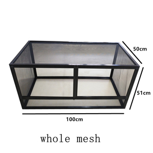 100x50x51cm Aluminium-Netz-Reptilienkäfig - Vollansicht-Chamäleon-Gehege für Eidechsen/Schlangen (US-Lagerbestand) - Product Image 4