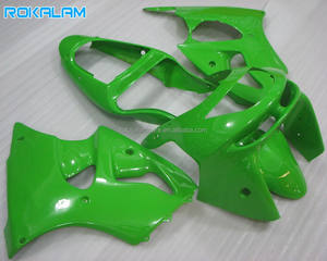 Carenados Verde Brillante para <span class=keywords><strong>Kawasaki</strong></span> <span class=keywords><strong>Ninja</strong></span> <span class=keywords><strong>ZX6R</strong></span> 1998 1999, Carrocería ZX-6R 98 <span class=keywords><strong>99</strong></span> ZX636, Carenado de Motocicleta de Repuesto - Product Image 1