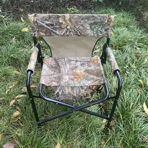 Deluxe Director Chair camouflage hunting shooting chair portable folding chair