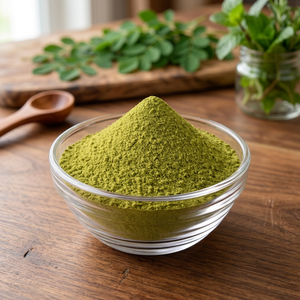 Poudre de feuilles de Moringa sauvage séchées de qualité supérieure, 100 % feuilles de Moringa véritables, ingrédient alimentaire de qualité alimentaire, végétalien, étiquette propre pour les aliments - Product Image 4