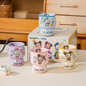 Juego <span class=keywords><strong>de</strong></span> <span class=keywords><strong>Tazas</strong></span> <span class=keywords><strong>de</strong></span> Cerámica con Diseño <span class=keywords><strong>de</strong></span> Mickey Mouse, <span class=keywords><strong>Tazas</strong></span> con Agarre Ergonómico <span class=keywords><strong>de</strong></span> Alta Estética para Jugo, Leche y Café, Regalo para Cumpleaños y Bodas - Product Image 1