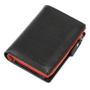 Andong <b>Men</b> Short Vertical <b>Wallets</b> RFID Blocking <b>Wallet</b> Real Genuine Cow Leather Business Fashion Man <b>Card</b> Holder Purse - Product Image 6