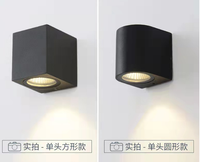 Applique murale LED moderne minimaliste d'extérieur étanche IP65 pour hôtel, villa, cour, allée, escalier, couloir, chevet, murale