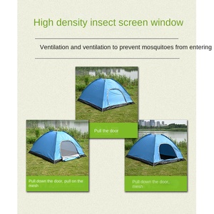Solo verano al aire libre impermeable playa campistas tienda de campaña lanzada a mano 1-2 personas portátil familia lujo fiesta uso - Product Image 3