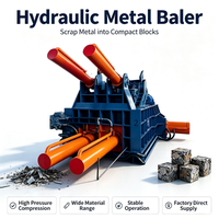 Presse à balles hydraulique horizontale 280T pour le recyclage des métaux ferreux, de l'acier et de l'aluminium