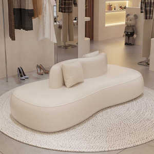 Tabouret de salon moderne de luxe léger de style nordique pour vestiaire, pour la maison, pour se changer, meubles de salon - Product Image 5