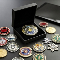 Pièces de monnaie commémoratives en laiton plaqué antique, de haute qualité, fabriquées en usine, pièces de monnaie de défi en métal 3D personnalisées à double placage