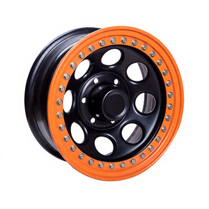 Jantes JUWA sur mesure 17x9 4x4 tout-terrain pour Wrangler, Beadlock, en T6-6061, robustes, à profil profond, avec bords profonds et capuchons flottants forgés - Product Image 1