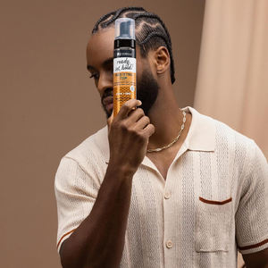 עיצוב שיער לוגו מותאם אישית קצף עם ביוטין ודבש סלסול, הגדרת מוס עבור תלתלים & סלילים & צמות & גלים עיצוב שיער - Product Image 5