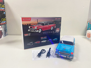 WS-1955 10W classico <span class=keywords><strong>Design</strong></span> auto d'epoca Wireless da tavolo Party BT portatile FM <span class=keywords><strong>Radio</strong></span> TF FM AUX USB BT Blue Tooth Speaker - Product Image 6