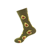Chaussettes amusantes à motifs de fruits, 5 paires dans une boîte