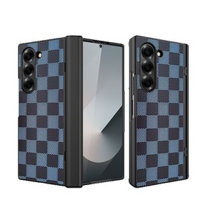 เคสป้องกันสำหรับ Galaxy Z Fold 6 ลายตารางสี่เหลี่ยมพร้อมดีไซน์แบบสไลด์น้ำ - Product Image 5