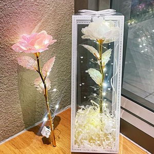 Nuevos Ramos de Flores Artificiales de Rosa Galaxia con Caja de <span class=keywords><strong>Regalo</strong></span>, Regalos de San Valentín para Ella, Mamá, Esposa, Novia, Día de San Valentín 2026 - Product Image 1
