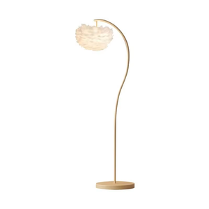 Lampe de sol en plumes au design original Art <span class=keywords><strong>d</strong></span>éco Salon Chambre Couloir Hôtel Bureau Bar Lampe de sol artistique avec plumes - Product Image 3