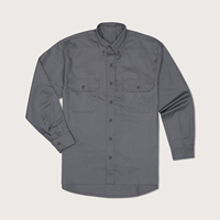 Chemises Ignifugées Homme CAT2 Manches Longues Arc Électrique 10 Cal Chemise de Travail 6,5 OZ Coton Uniforme Résistant aux Flammes FR