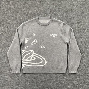 Maglione Invernale <span class=keywords><strong>da</strong></span> Uomo a Collo Tondo, Pullover Lavorato a Maglia, Vestibilità Comoda, Manica Lunga, Personalizzabile - Product Image 2