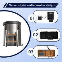 Chine Bain de glace avec bain de glace en acier 316 Baril en acier inoxydable Cold Plunge Hot Tub Combo Unit Personnalisé