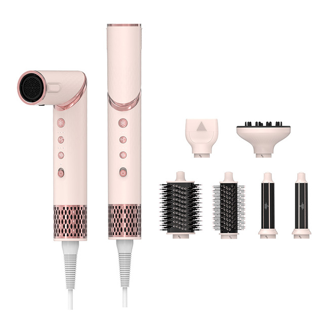 Custom Flexstyle 6-In-1 Air Styler Hair Dryer With Hairdryer Straightener Dry and Straight Hair Curler