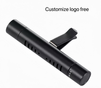 Diffuseur d'aromathérapie pour voiture en alliage de haute qualité, mini, noir, avec clip pour grille d'aération et parfum naturel