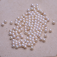 Perles d'eau douce naturelles 2-10mm Grade AAA Marque MAY Perles blanches à fort lustre Perles en vrac Fournitures de fabrication de bijoux DIY Vente en gros