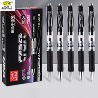 Stylo Gel Rétractable en Plastique de Haute Qualité 0,7 mm, Encre Pigmentée à Séchage Rapide, Écriture Fluide, Encre Noire, Logo Personnalisé OEM, Échantillon Gratuit, Vente en Gros
