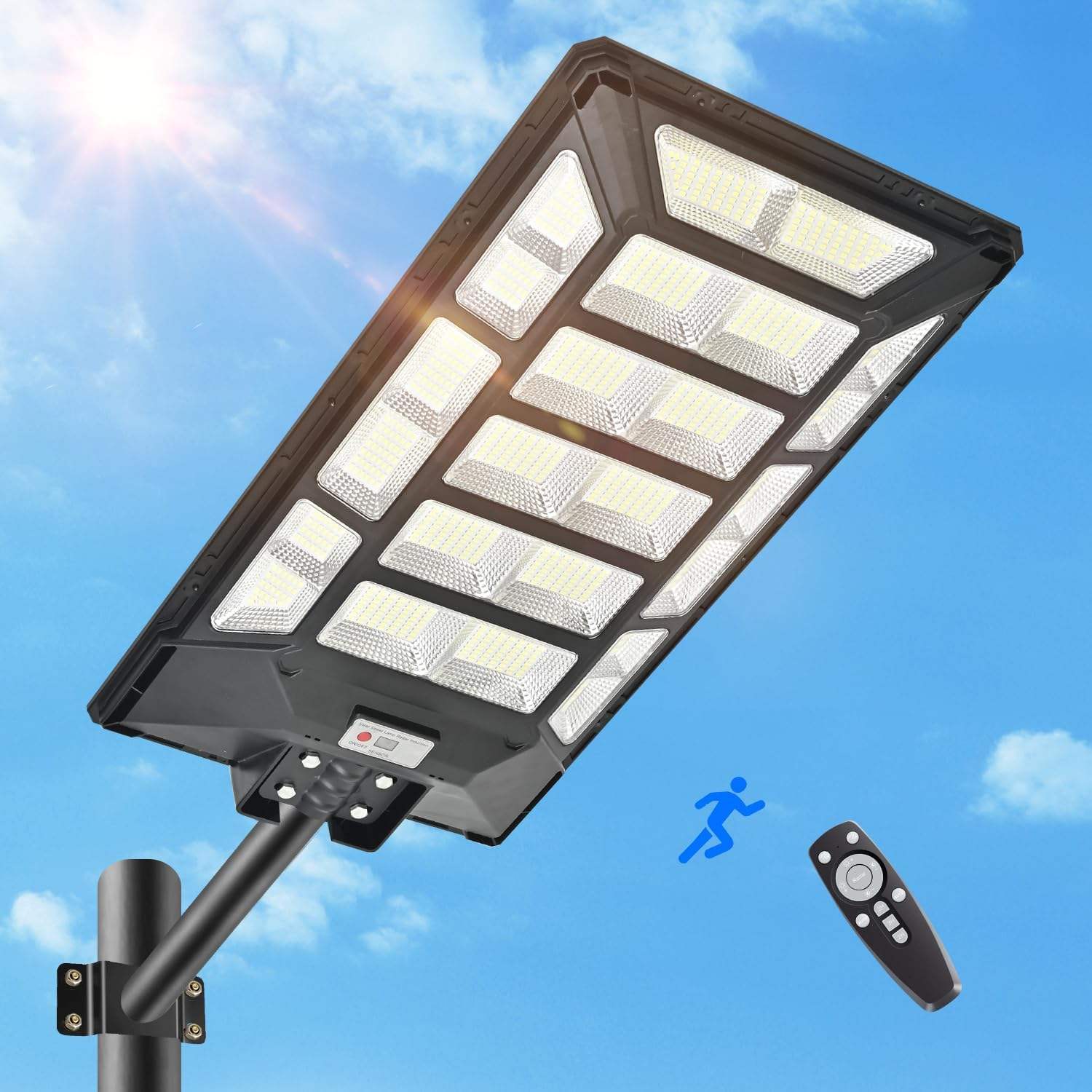 ไฟถนนพลังงานแสงอาทิตย์ขนาดใหญ่