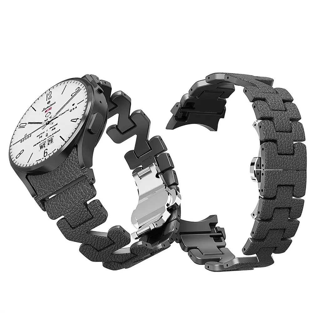 Preço de fábrica Resina Assista Bandas para Samsung Galaxy Watch 4 5 6 clássico Quick Release Bracelet cinta