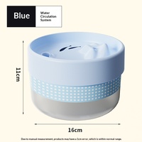 Bol à eau pour animaux domestiques en matériau PP, grande capacité, filtration automatique par circulation d'eau, pour chats et chiens d'intérieur