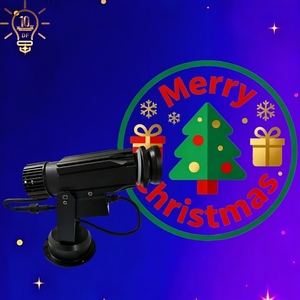 โปรเจคเตอร์โลโก้กันน้ำ IP67 แบบกำหนดเอง โปรเจคเตอร์ Gobo ไฟ LED สำหรับโฆษณาธุรกิจ สร้างแบรนด์ ใช้ได้ทั้งภายใน/ภายนอกอาคาร - Product Image 1