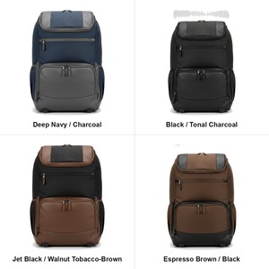 Pickleball Technical <b>Backpack</b> with Top-Flap Trim Panel Holds 2 Paddles 600D Matte Custom Logo Wholesale - Product Image 5