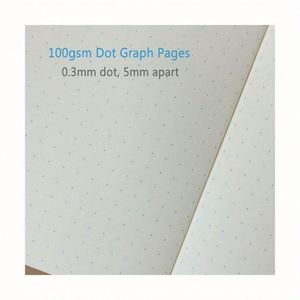 Spiral Bound Loose-Leaf Printed Dotted Notebook <b>Journal</b> with Pocket 3x5.5 Memo Book Thick Dot Grid Paper 96 Sheets 192 Pages - Product Image 2