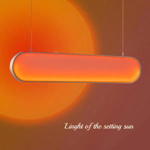 Lámpara Colgante Sunne de Estilo Minimalista de Moda, Iluminación de Atardecer Ideal para Instagram, para Salas de Estar, Comedores, Recepciones y Ventanas - Product Image 4
