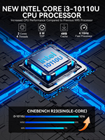 GMKtec G3 Pro Intel Core I3-10110U Mini PC 2-core 4-thread Computer PC 16GB DDR4 512GB SSD Mini Host Desktop Computer