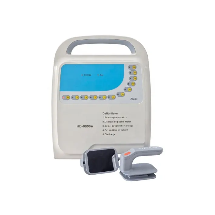 High Quality Portable Biphasic Defibrillator Monitor Alternative Pattern for Emergency Equipment