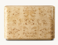 Meubles d'intérieur au design luxueux Table d'appoint rectangulaire en bois massif pour le salon