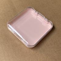 Boîtes personnalisées pour ongles en acrylique à presser en gros, ongles faits à la main, emballage, boîte transparente de couleur